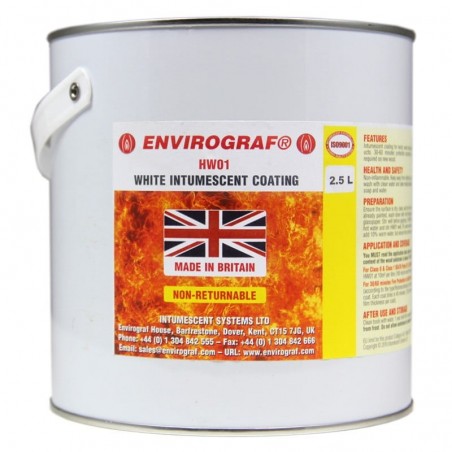 Envirograf - HW01/F White Intumescent Coating