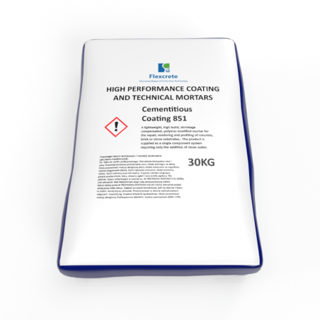 Flexcrete - Cementitious Coating 851- Structural Waterproofing