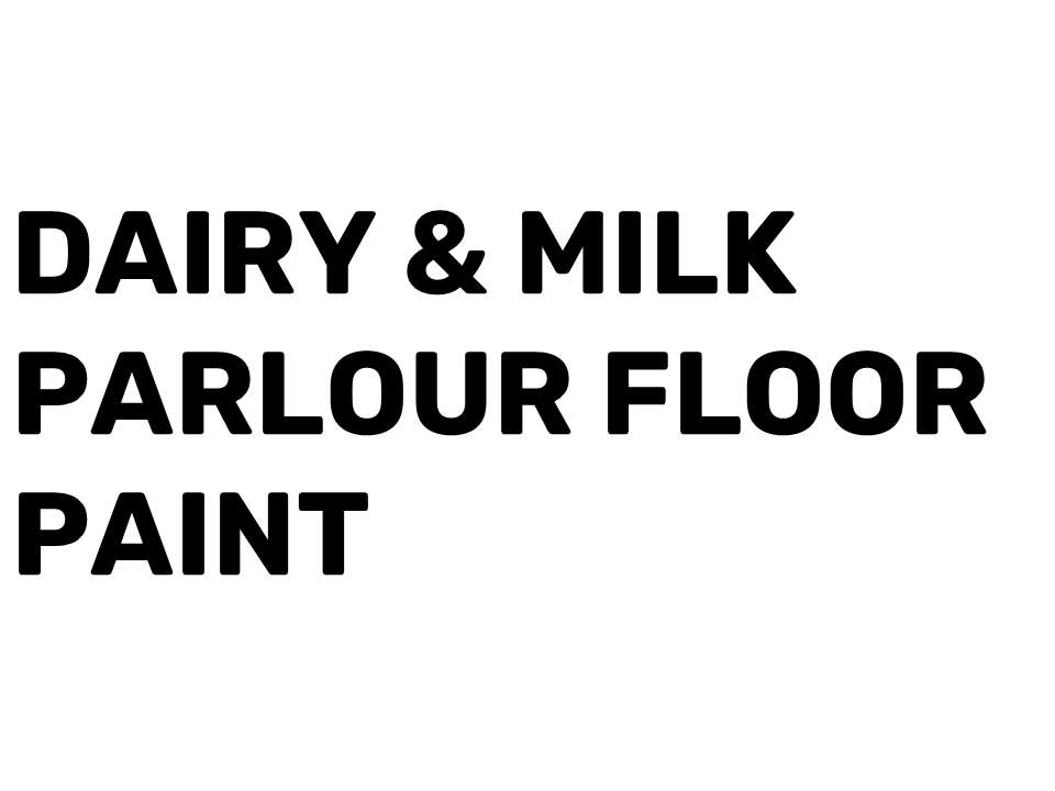 Dairy & Milk Parlour Floor Paint