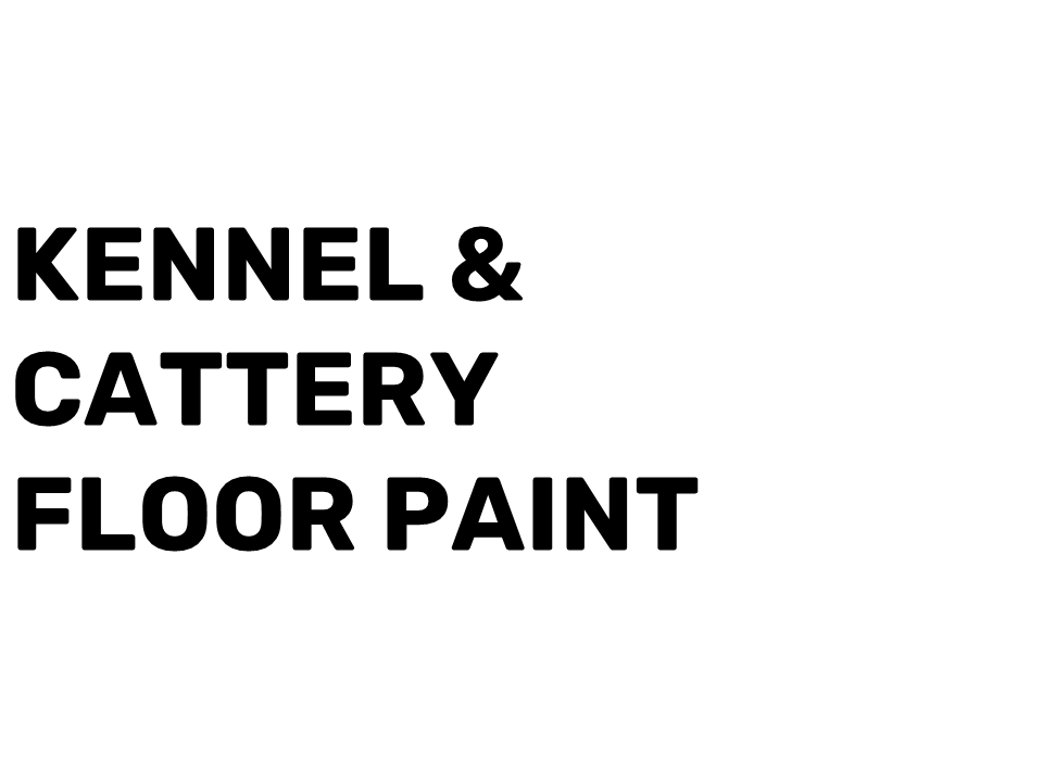 Kennel & Cattery Floor Paint